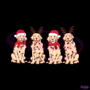 vintage-christmas-dog-santa-hat-reindeer-hord-svg-file