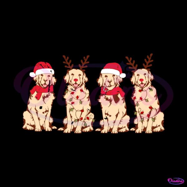 vintage-christmas-dog-santa-hat-reindeer-hord-svg-file