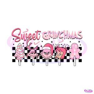 checkerboard-sweet-grinchmas-friends-svg-digital-cricut-file