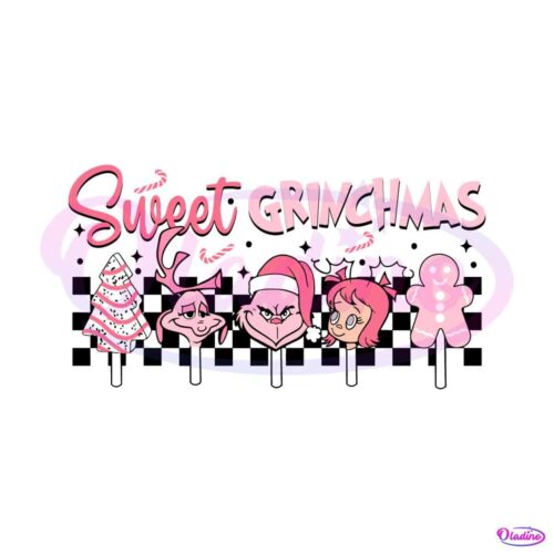 checkerboard-sweet-grinchmas-friends-svg-digital-cricut-file