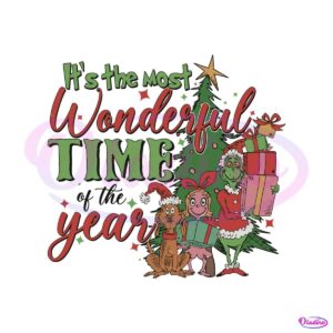 retro-grichmas-its-the-most-wonderful-time-of-the-year-svg