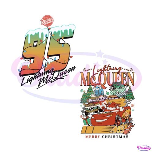 vintage-95-lightning-mcqueen-christmas-svg-design-file