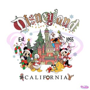 vintage-disneyland-mickey-and-friend-castle-christmas-svg