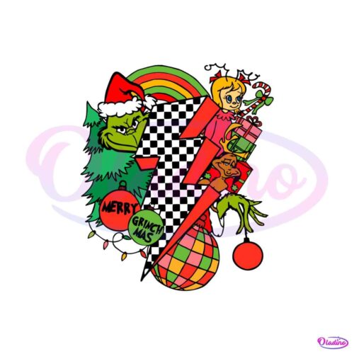 retro-lighting-bolt-christmas-the-grinch-svg-graphic-file