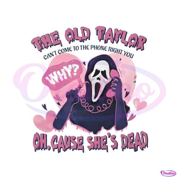 scream-halloween-the-old-taylor-cant-come-png-download