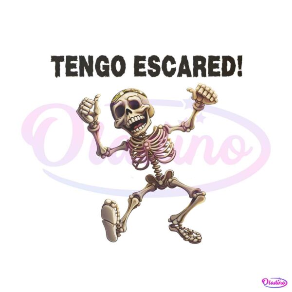 funny-spanglish-halloween-tengo-escared-png-download