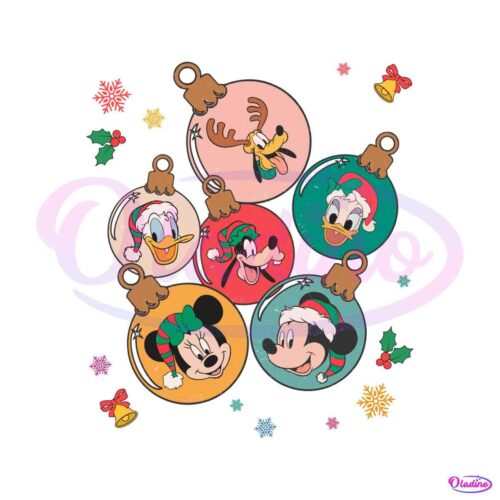 vintage-disney-ornament-mickey-and-friends-svg-download