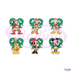 disney-mickey-and-friends-christmas-wreath-svg-bundle