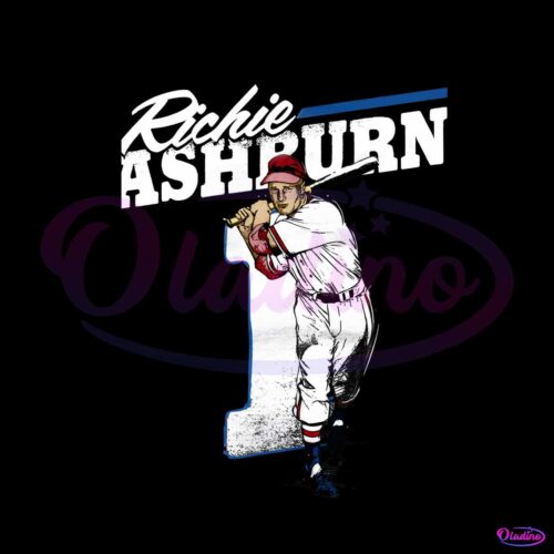 vintage-richie-ashburn-swing-mlb-player-png-download