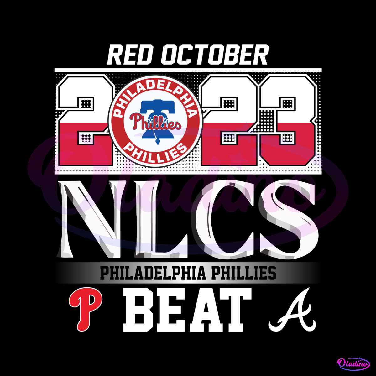Funny Red October 2023 Nlcs Philadelphia Phillies Beat Atlanta