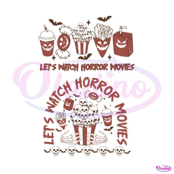 lets-watch-horror-movies-skull-halloween-svg-graphic-file