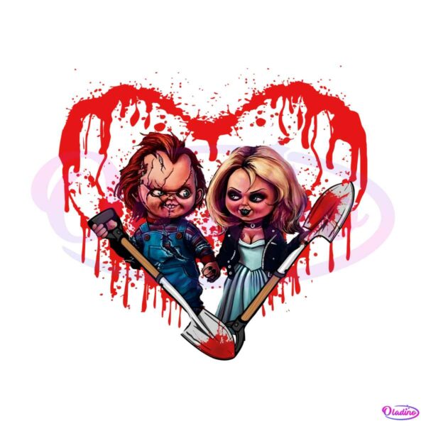 chucky-and-tiffany-true-love-halloween-couple-png-download
