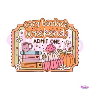 retro-groovy-cozy-bookish-weekend-ticket-svg-cricut-file