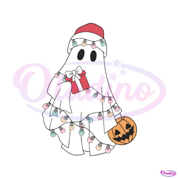 vintage-christmas-light-ghost-pumpkin-svg-graphic-file