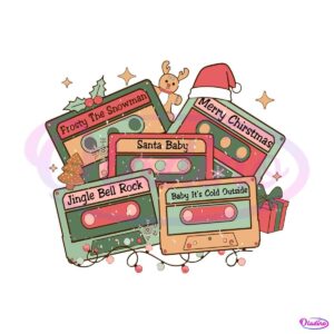 retro-vintage-merry-christmas-music-cassette-svg-download