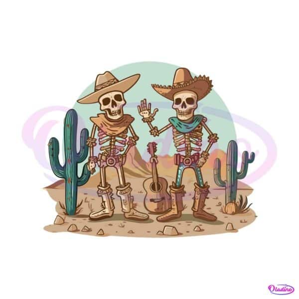 vintage-howdy-cowboy-skeleton-cactus-svg-cutting-file