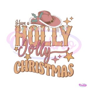 retro-have-a-holly-jolly-christmas-svg-cutting-digital-file