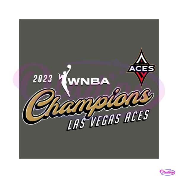 2023-wnba-finals-champions-las-vegas-aces-svg-download