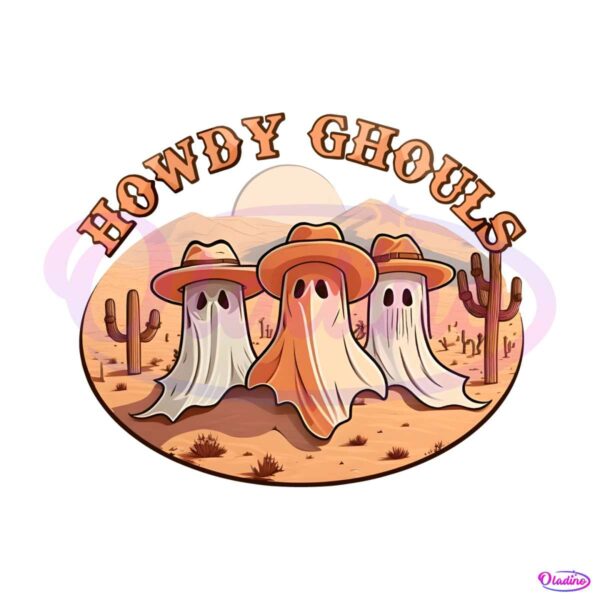 vintage-howdy-ghouls-western-halloween-png-download