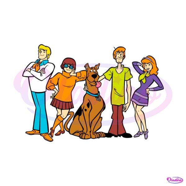 vintage-scooby-doo-characters-svg-graphic-design-file