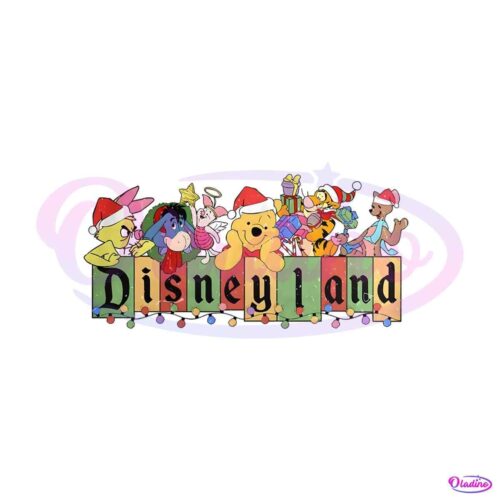 retro-vintage-disney-winnie-the-pooh-christmas-png-file