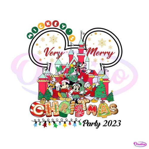 retro-mickey-and-friends-very-merry-christmas-party-png