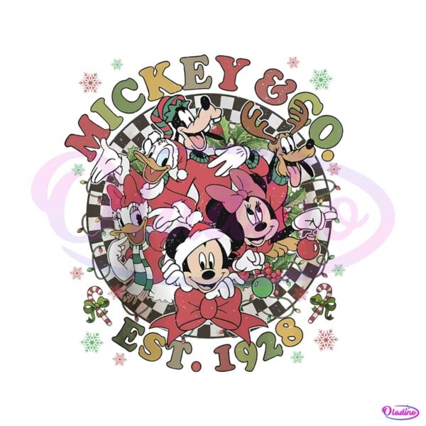 retro-vintage-mickey-and-co-est-1928-disney-character-png
