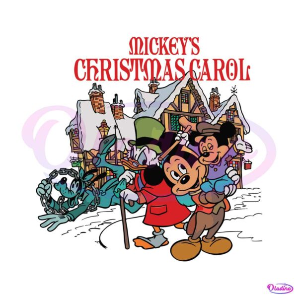 vintage-mickey-and-friends-christmas-carol-svg-download