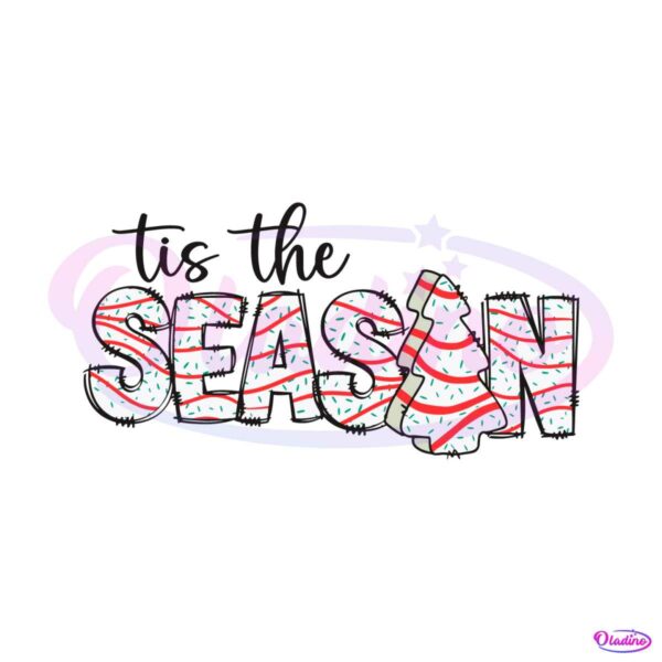 tis-the-season-christmas-tree-cake-svg-cutting-digital-file