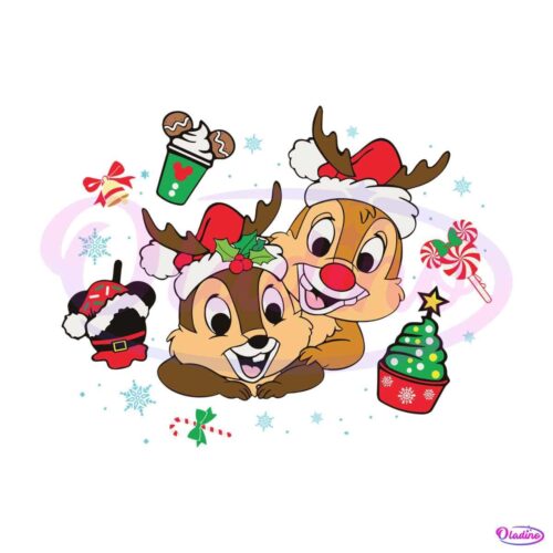 chip-and-dale-couple-christmas-disney-vacation-svg-file