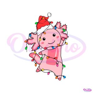 funny-christmas-light-pink-axolotl-svg-cutting-digital-file