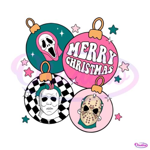 retro-merry-christmas-ornament-horror-movie-svg-download