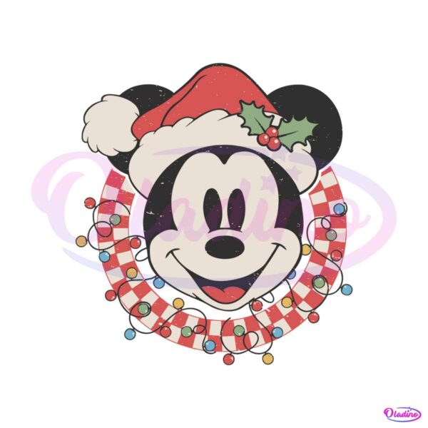 christmas-vintage-disney-mickey-mouse-santa-hat-svg-file