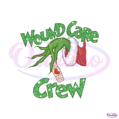 wound-care-crew-christmas-grinch-hand-png-download