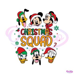 christmas-squad-disney-mickey-and-friends-svg-cricut-file