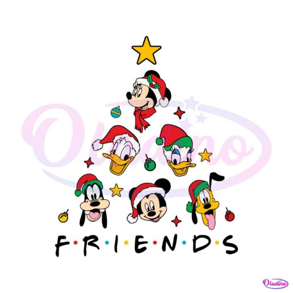 santa-mickey-and-friends-disney-squad-svg-graphic-file