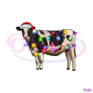 funny-christmas-cow-santa-hat-png-sublimation-download