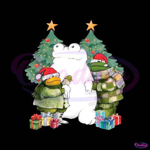 retro-frog-and-toad-christmas-png-sublimation-download