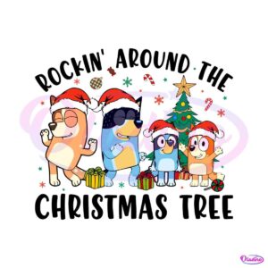 bluey-rockin-around-the-christmas-tree-svg-download