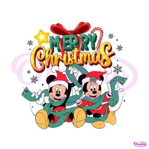 merry-christmas-minnie-mickey-magic-kingdom-svg-file