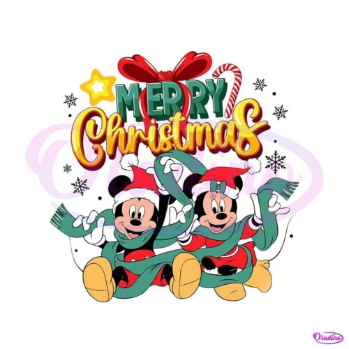 merry-christmas-minnie-mickey-magic-kingdom-svg-file