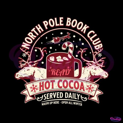 north-pole-book-club-hot-cocoa-svg-graphic-design-file