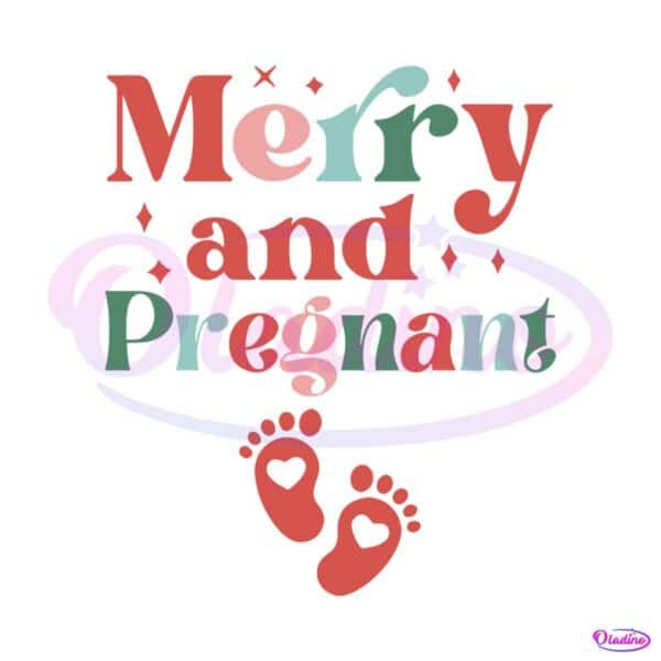 merry-and-pregnant-mom-to-be-svg-cutting-digital-file