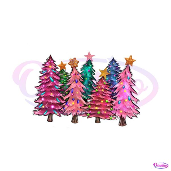 sparkling-pink-tree-christmas-png-sublimation-download