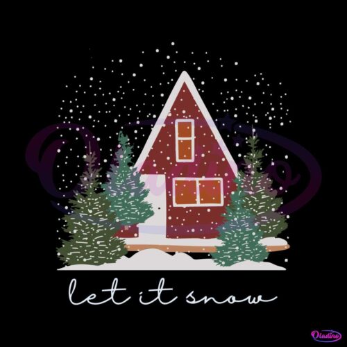 vintage-let-it-snow-christmas-tree-svg-digital-cricut-file