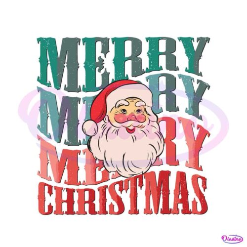 vintage-merry-christmas-cute-santa-svg-cutting-digital-file