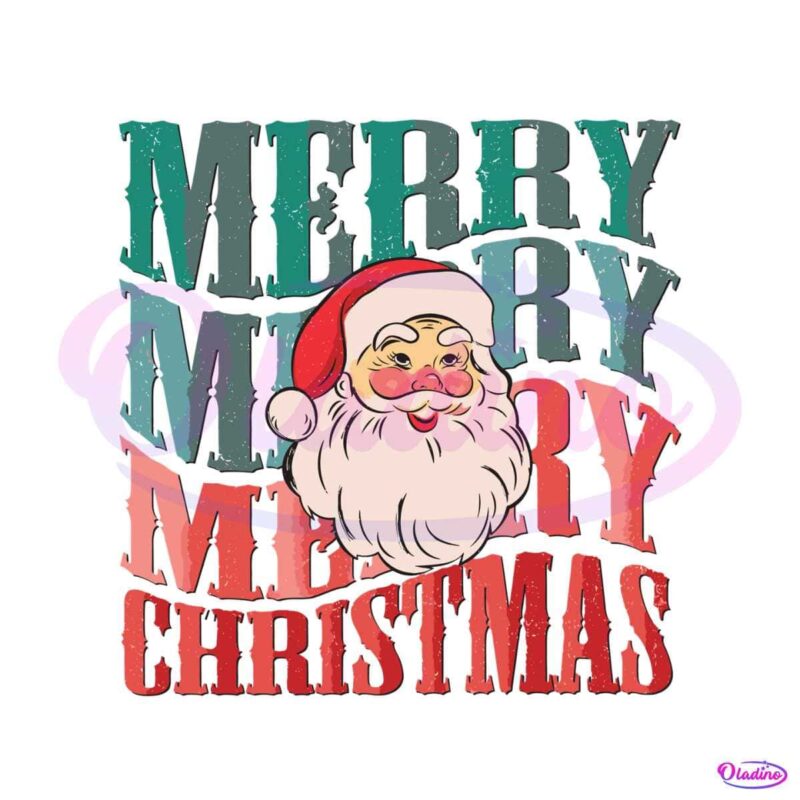 vintage-merry-christmas-cute-santa-svg-cutting-digital-file