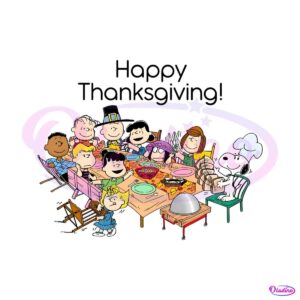 happy-thanksgiving-snoopy-family-party-png-download