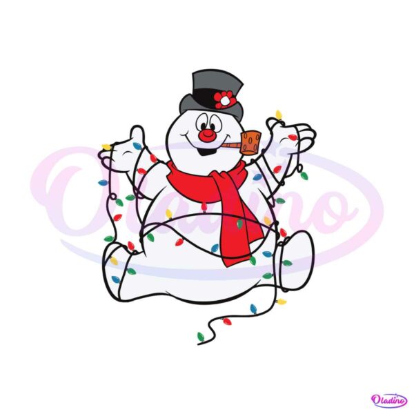 frosty-the-snowman-christmas-lights-svg-for-cricut-files