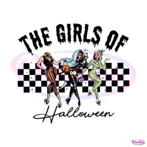 the-girls-of-halloween-90s-ghouls-svg-graphic-design-file